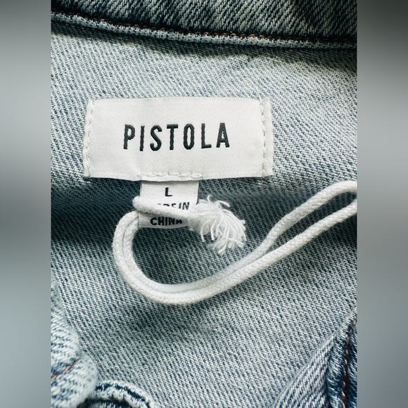 Pistola Nina Long Sleeve Denim Dress - Picture 6 of 10